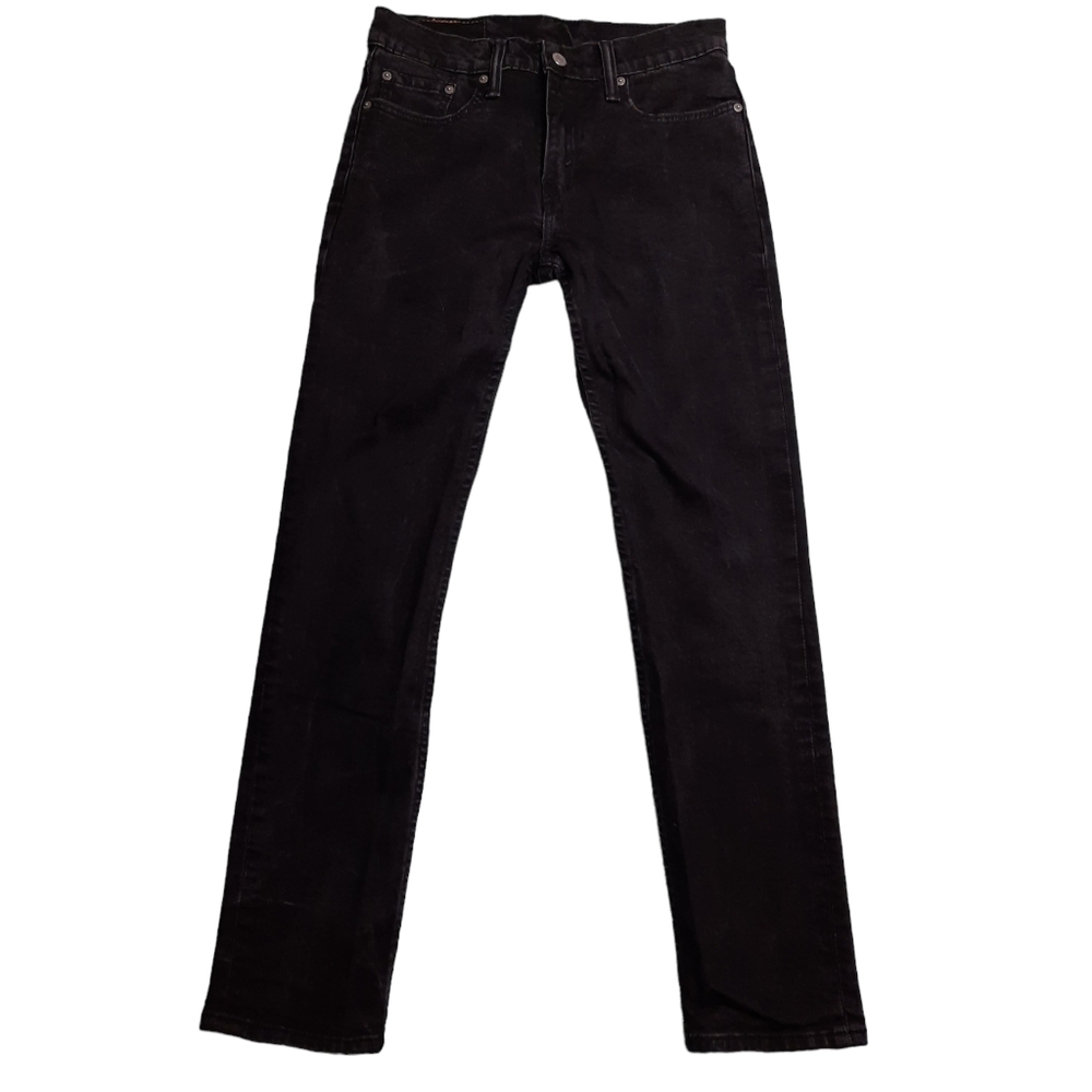 Levi's 502 Taper Straight Black Jeans SZ 29x30